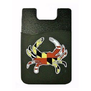 Maryland Crab Black Phone Card Holder - NEW Fast Ship